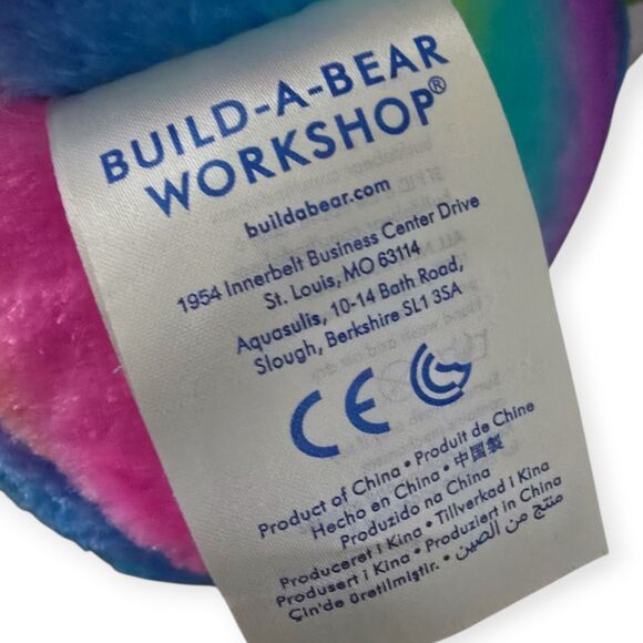 Build A Bear Rainbow Friends PANDA 16" - 2020 Plush Stuffed Animal Tie Dye - Picture 6 of 7